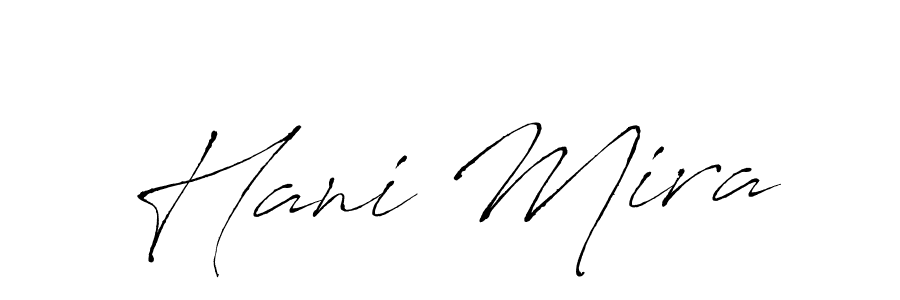 Also You can easily find your signature by using the search form. We will create Hani Mira name handwritten signature images for you free of cost using Antro_Vectra sign style. Hani Mira signature style 6 images and pictures png