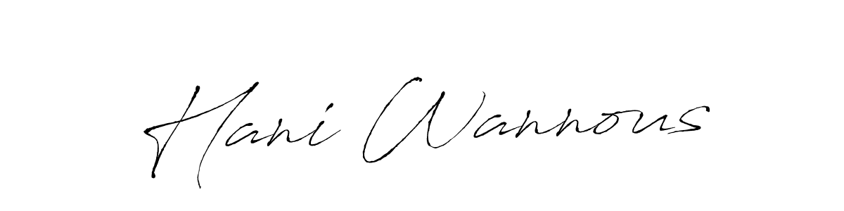 Make a beautiful signature design for name Hani Wannous. Use this online signature maker to create a handwritten signature for free. Hani Wannous signature style 6 images and pictures png