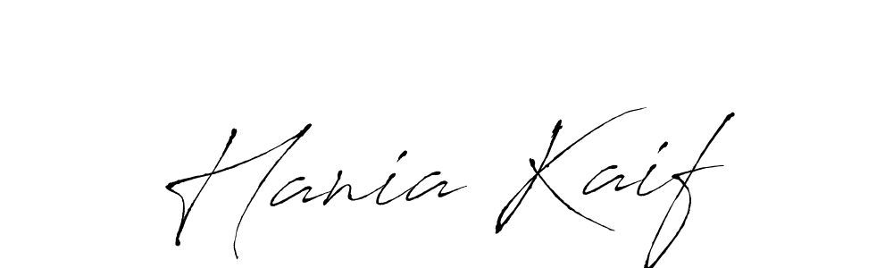 How to make Hania Kaif signature? Antro_Vectra is a professional autograph style. Create handwritten signature for Hania Kaif name. Hania Kaif signature style 6 images and pictures png
