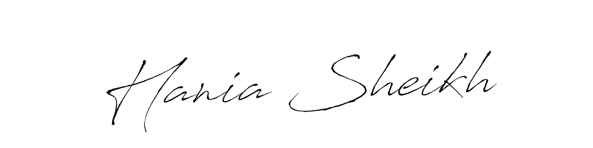Also You can easily find your signature by using the search form. We will create Hania Sheikh name handwritten signature images for you free of cost using Antro_Vectra sign style. Hania Sheikh signature style 6 images and pictures png
