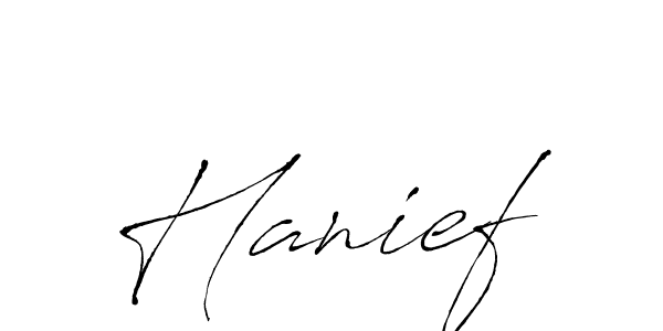 You should practise on your own different ways (Antro_Vectra) to write your name (Hanief) in signature. don't let someone else do it for you. Hanief signature style 6 images and pictures png