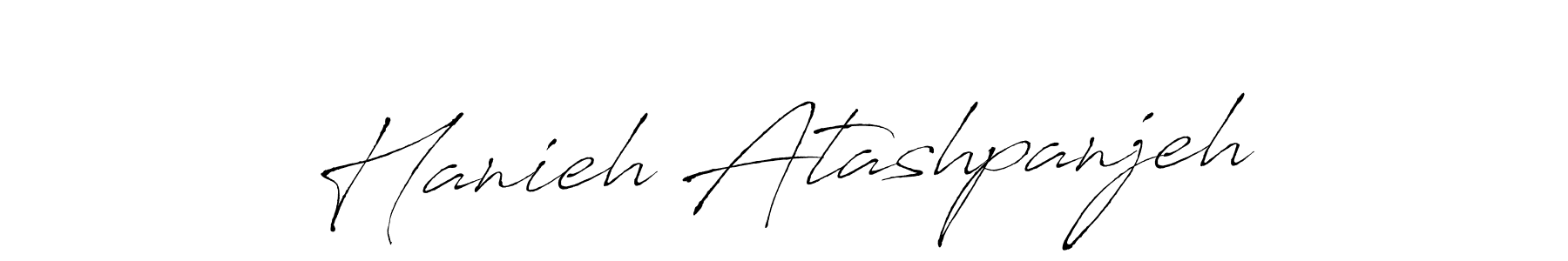 Make a beautiful signature design for name Hanieh Atashpanjeh. With this signature (Antro_Vectra) style, you can create a handwritten signature for free. Hanieh Atashpanjeh signature style 6 images and pictures png