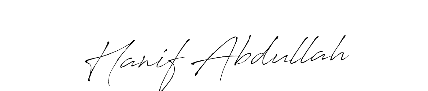 Similarly Antro_Vectra is the best handwritten signature design. Signature creator online .You can use it as an online autograph creator for name Hanif Abdullah. Hanif Abdullah signature style 6 images and pictures png