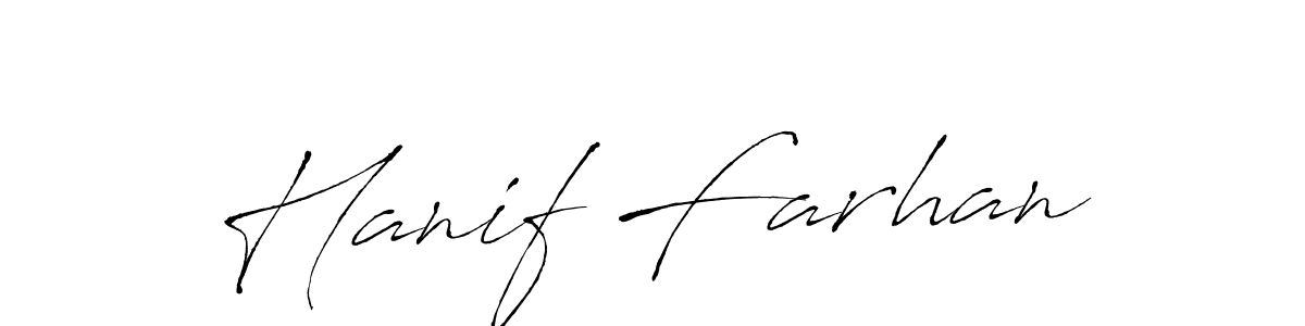 Also You can easily find your signature by using the search form. We will create Hanif Farhan name handwritten signature images for you free of cost using Antro_Vectra sign style. Hanif Farhan signature style 6 images and pictures png