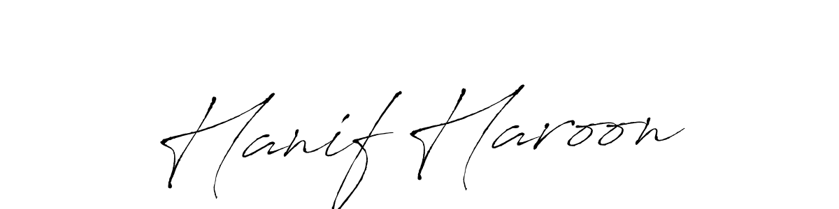 Antro_Vectra is a professional signature style that is perfect for those who want to add a touch of class to their signature. It is also a great choice for those who want to make their signature more unique. Get Hanif Haroon name to fancy signature for free. Hanif Haroon signature style 6 images and pictures png
