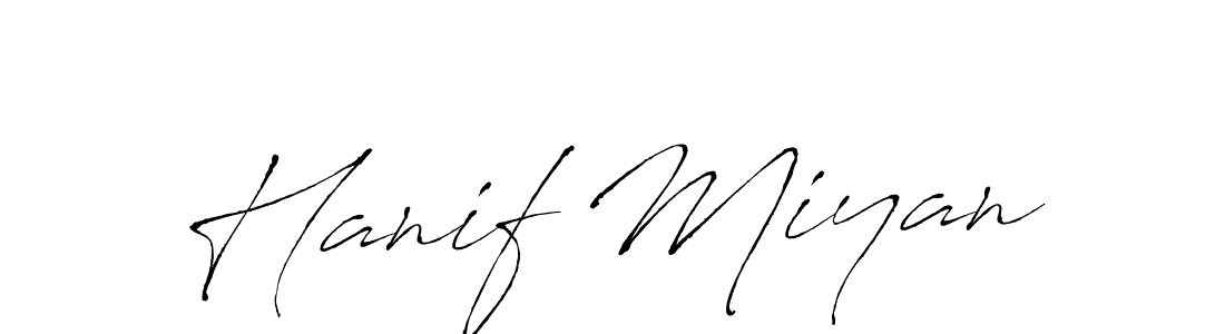 Use a signature maker to create a handwritten signature online. With this signature software, you can design (Antro_Vectra) your own signature for name Hanif Miyan. Hanif Miyan signature style 6 images and pictures png