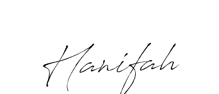 Also we have Hanifah name is the best signature style. Create professional handwritten signature collection using Antro_Vectra autograph style. Hanifah signature style 6 images and pictures png