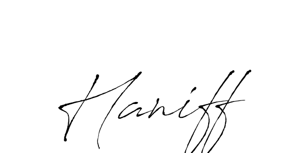 This is the best signature style for the Haniff name. Also you like these signature font (Antro_Vectra). Mix name signature. Haniff signature style 6 images and pictures png