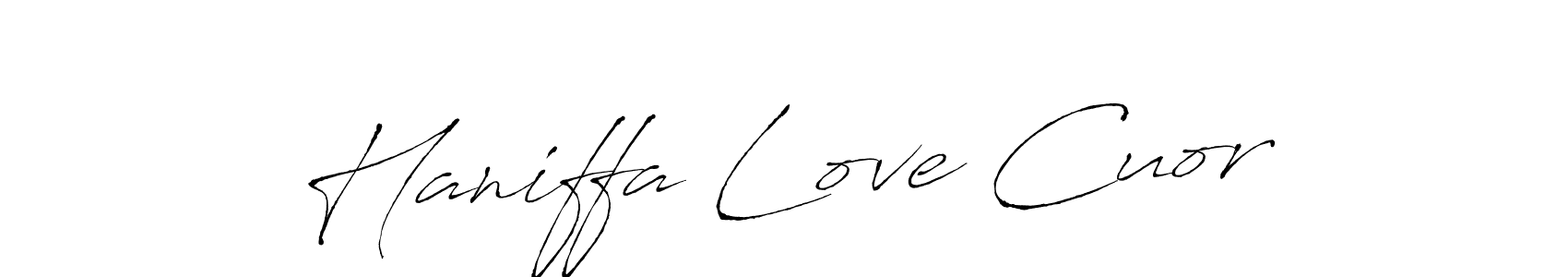 You can use this online signature creator to create a handwritten signature for the name Haniffa Love Cuor. This is the best online autograph maker. Haniffa Love Cuor signature style 6 images and pictures png