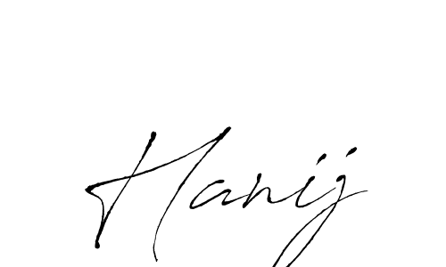 You can use this online signature creator to create a handwritten signature for the name Hanij. This is the best online autograph maker. Hanij signature style 6 images and pictures png