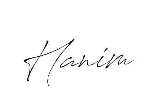 Antro_Vectra is a professional signature style that is perfect for those who want to add a touch of class to their signature. It is also a great choice for those who want to make their signature more unique. Get Hanim name to fancy signature for free. Hanim signature style 6 images and pictures png