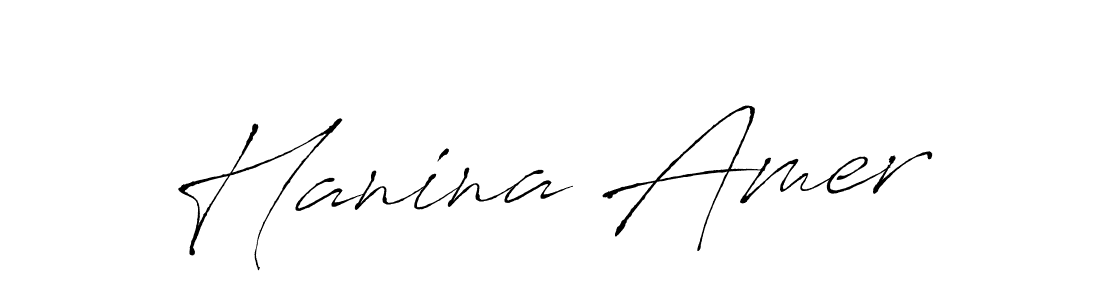 Use a signature maker to create a handwritten signature online. With this signature software, you can design (Antro_Vectra) your own signature for name Hanina Amer. Hanina Amer signature style 6 images and pictures png