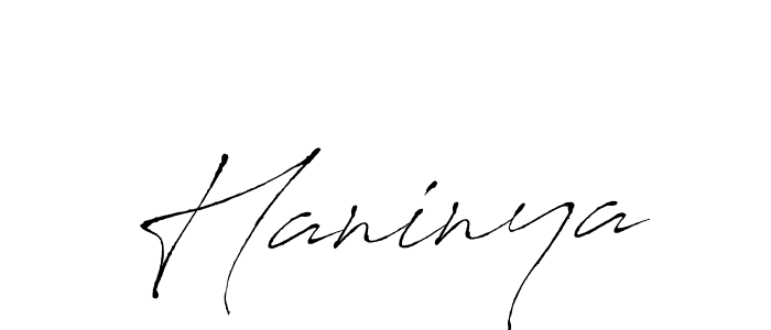 How to make Haninya signature? Antro_Vectra is a professional autograph style. Create handwritten signature for Haninya name. Haninya signature style 6 images and pictures png