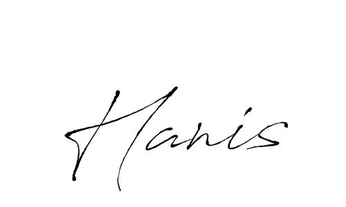 Hanis stylish signature style. Best Handwritten Sign (Antro_Vectra) for my name. Handwritten Signature Collection Ideas for my name Hanis. Hanis signature style 6 images and pictures png