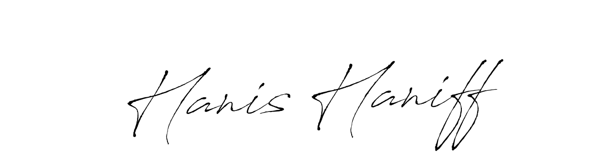 Similarly Antro_Vectra is the best handwritten signature design. Signature creator online .You can use it as an online autograph creator for name Hanis Haniff. Hanis Haniff signature style 6 images and pictures png