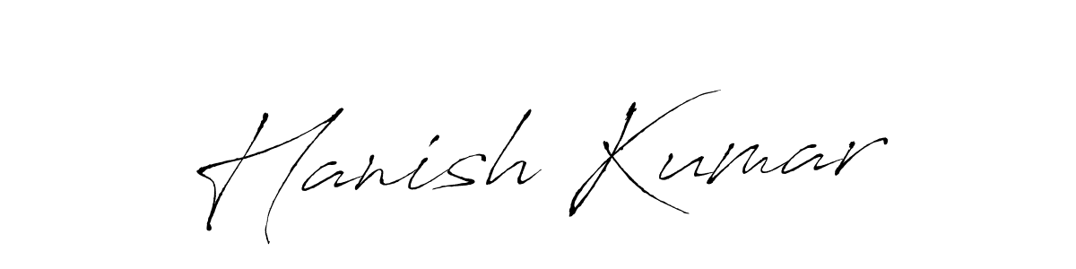 if you are searching for the best signature style for your name Hanish Kumar. so please give up your signature search. here we have designed multiple signature styles  using Antro_Vectra. Hanish Kumar signature style 6 images and pictures png