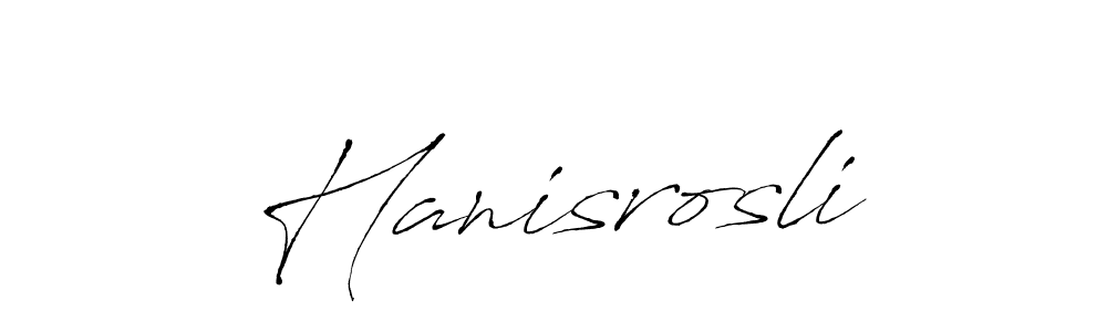 Once you've used our free online signature maker to create your best signature Antro_Vectra style, it's time to enjoy all of the benefits that Hanisrosli name signing documents. Hanisrosli signature style 6 images and pictures png