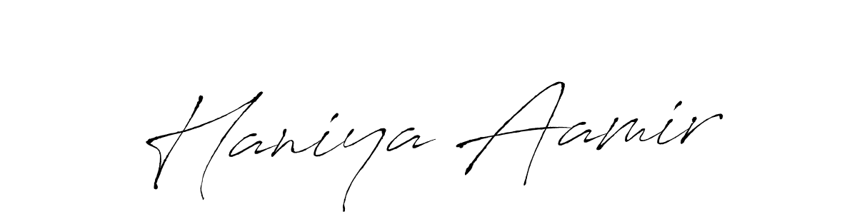 Antro_Vectra is a professional signature style that is perfect for those who want to add a touch of class to their signature. It is also a great choice for those who want to make their signature more unique. Get Haniya Aamir name to fancy signature for free. Haniya Aamir signature style 6 images and pictures png