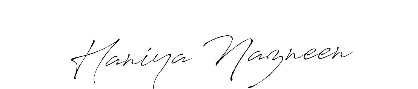 You can use this online signature creator to create a handwritten signature for the name Haniya Nazneen. This is the best online autograph maker. Haniya Nazneen signature style 6 images and pictures png