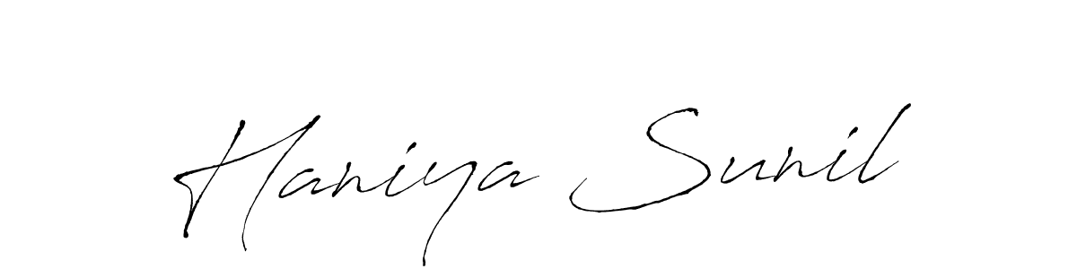 Similarly Antro_Vectra is the best handwritten signature design. Signature creator online .You can use it as an online autograph creator for name Haniya Sunil. Haniya Sunil signature style 6 images and pictures png