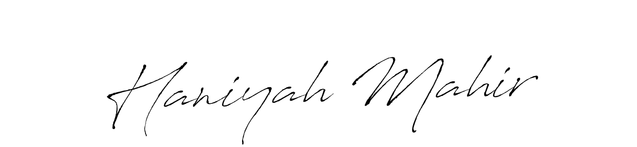 How to Draw Haniyah Mahir signature style? Antro_Vectra is a latest design signature styles for name Haniyah Mahir. Haniyah Mahir signature style 6 images and pictures png