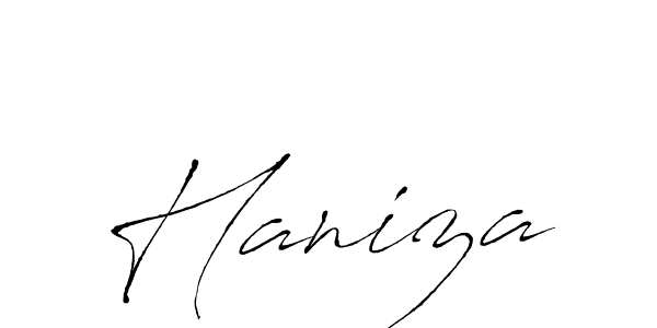 Haniza stylish signature style. Best Handwritten Sign (Antro_Vectra) for my name. Handwritten Signature Collection Ideas for my name Haniza. Haniza signature style 6 images and pictures png