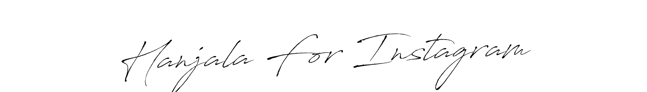 It looks lik you need a new signature style for name Hanjala For Instagram. Design unique handwritten (Antro_Vectra) signature with our free signature maker in just a few clicks. Hanjala For Instagram signature style 6 images and pictures png