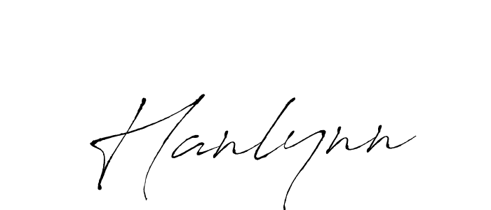 Create a beautiful signature design for name Hanlynn. With this signature (Antro_Vectra) fonts, you can make a handwritten signature for free. Hanlynn signature style 6 images and pictures png