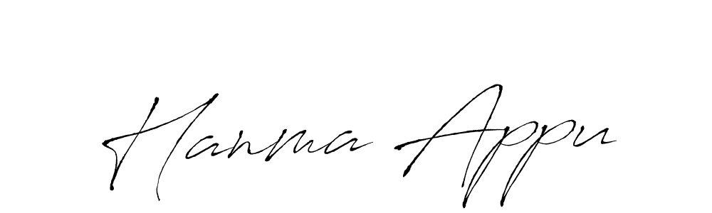 Hanma Appu stylish signature style. Best Handwritten Sign (Antro_Vectra) for my name. Handwritten Signature Collection Ideas for my name Hanma Appu. Hanma Appu signature style 6 images and pictures png