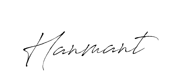 Make a beautiful signature design for name Hanmant. With this signature (Antro_Vectra) style, you can create a handwritten signature for free. Hanmant signature style 6 images and pictures png