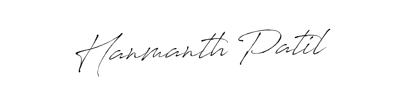 Hanmanth Patil stylish signature style. Best Handwritten Sign (Antro_Vectra) for my name. Handwritten Signature Collection Ideas for my name Hanmanth Patil. Hanmanth Patil signature style 6 images and pictures png