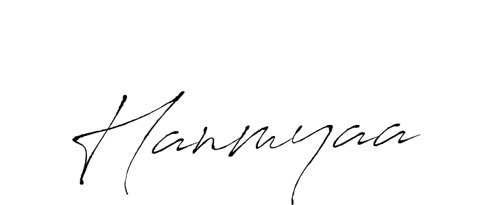 Hanmyaa stylish signature style. Best Handwritten Sign (Antro_Vectra) for my name. Handwritten Signature Collection Ideas for my name Hanmyaa. Hanmyaa signature style 6 images and pictures png