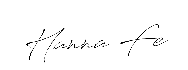 You should practise on your own different ways (Antro_Vectra) to write your name (Hanna Fe) in signature. don't let someone else do it for you. Hanna Fe signature style 6 images and pictures png