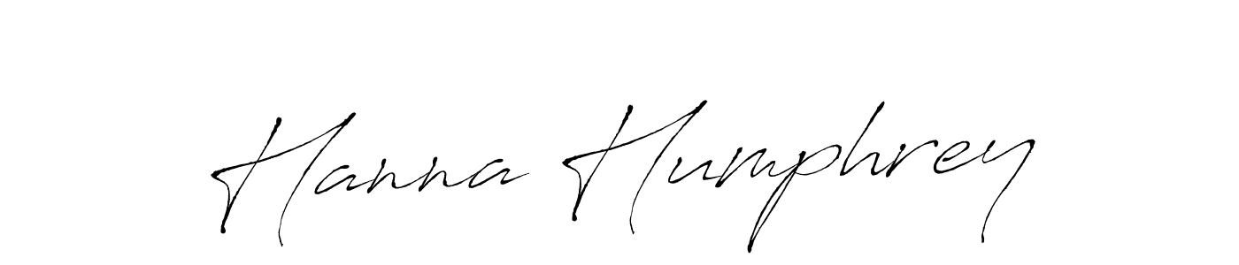 Hanna Humphrey stylish signature style. Best Handwritten Sign (Antro_Vectra) for my name. Handwritten Signature Collection Ideas for my name Hanna Humphrey. Hanna Humphrey signature style 6 images and pictures png