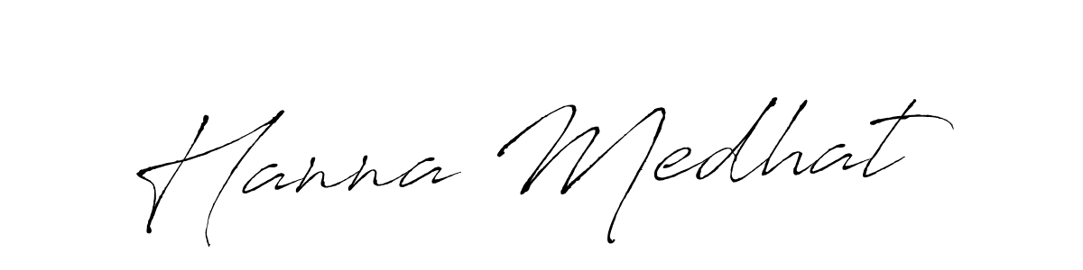 Also we have Hanna Medhat name is the best signature style. Create professional handwritten signature collection using Antro_Vectra autograph style. Hanna Medhat signature style 6 images and pictures png