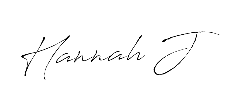 Best and Professional Signature Style for Hannah J. Antro_Vectra Best Signature Style Collection. Hannah J signature style 6 images and pictures png