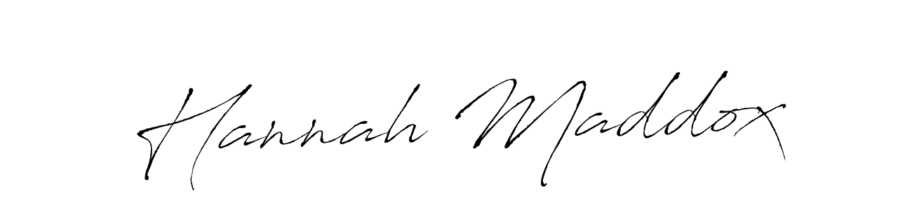 Hannah Maddox stylish signature style. Best Handwritten Sign (Antro_Vectra) for my name. Handwritten Signature Collection Ideas for my name Hannah Maddox. Hannah Maddox signature style 6 images and pictures png