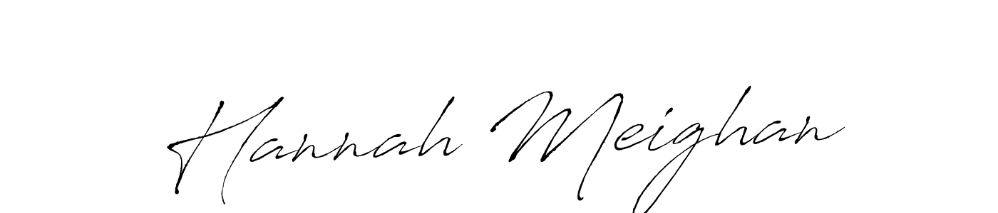 Create a beautiful signature design for name Hannah Meighan. With this signature (Antro_Vectra) fonts, you can make a handwritten signature for free. Hannah Meighan signature style 6 images and pictures png
