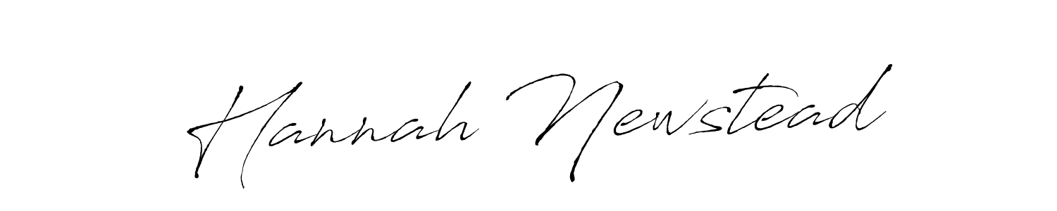 Make a beautiful signature design for name Hannah Newstead. With this signature (Antro_Vectra) style, you can create a handwritten signature for free. Hannah Newstead signature style 6 images and pictures png