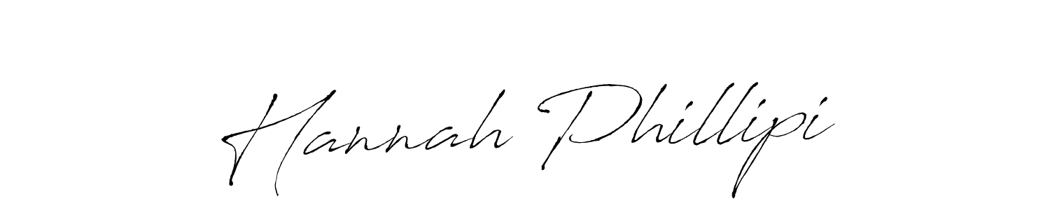 Create a beautiful signature design for name Hannah Phillipi. With this signature (Antro_Vectra) fonts, you can make a handwritten signature for free. Hannah Phillipi signature style 6 images and pictures png