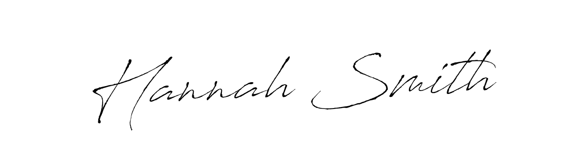 Design your own signature with our free online signature maker. With this signature software, you can create a handwritten (Antro_Vectra) signature for name Hannah Smith. Hannah Smith signature style 6 images and pictures png