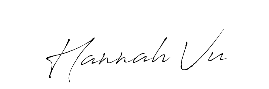 The best way (Antro_Vectra) to make a short signature is to pick only two or three words in your name. The name Hannah Vu include a total of six letters. For converting this name. Hannah Vu signature style 6 images and pictures png