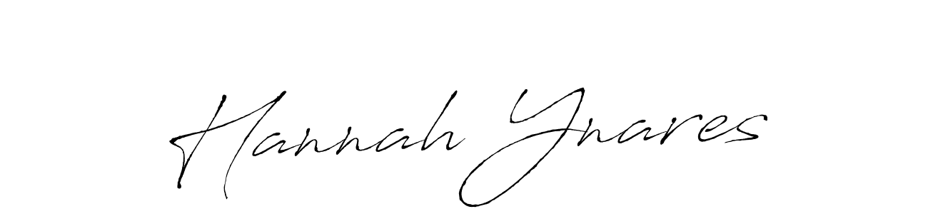 Hannah Ynares stylish signature style. Best Handwritten Sign (Antro_Vectra) for my name. Handwritten Signature Collection Ideas for my name Hannah Ynares. Hannah Ynares signature style 6 images and pictures png