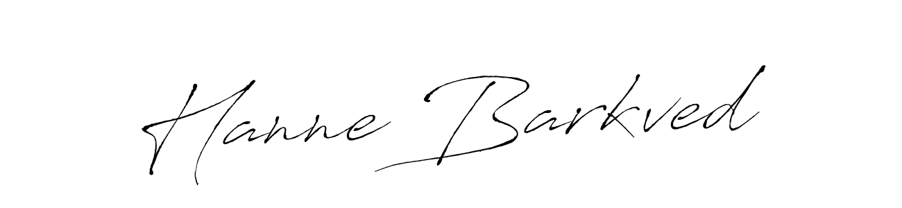 Also we have Hanne Barkved name is the best signature style. Create professional handwritten signature collection using Antro_Vectra autograph style. Hanne Barkved signature style 6 images and pictures png