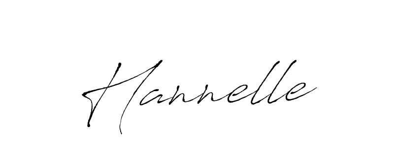 Create a beautiful signature design for name Hannelle. With this signature (Antro_Vectra) fonts, you can make a handwritten signature for free. Hannelle signature style 6 images and pictures png