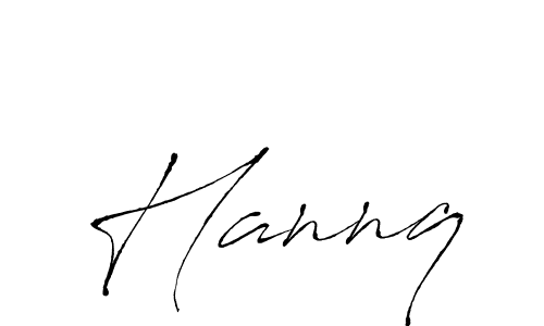 You should practise on your own different ways (Antro_Vectra) to write your name (Hannq) in signature. don't let someone else do it for you. Hannq signature style 6 images and pictures png