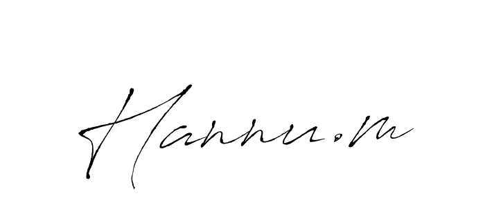 Antro_Vectra is a professional signature style that is perfect for those who want to add a touch of class to their signature. It is also a great choice for those who want to make their signature more unique. Get Hannu.m name to fancy signature for free. Hannu.m signature style 6 images and pictures png