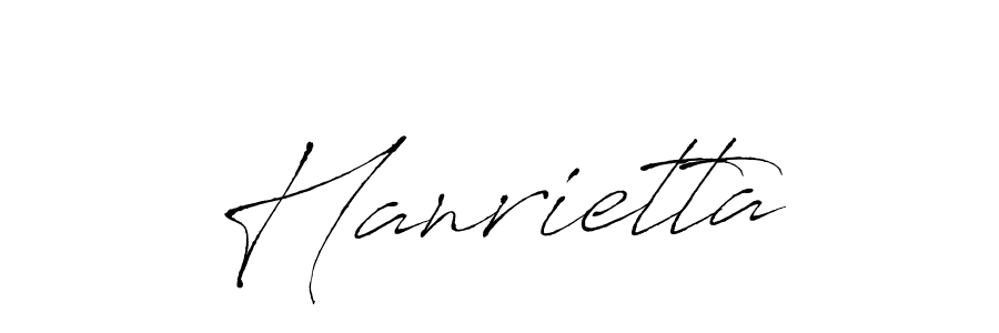 Use a signature maker to create a handwritten signature online. With this signature software, you can design (Antro_Vectra) your own signature for name Hanrietta. Hanrietta signature style 6 images and pictures png