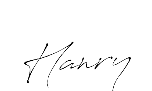 Hanry stylish signature style. Best Handwritten Sign (Antro_Vectra) for my name. Handwritten Signature Collection Ideas for my name Hanry. Hanry signature style 6 images and pictures png