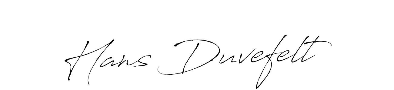 Hans Duvefelt stylish signature style. Best Handwritten Sign (Antro_Vectra) for my name. Handwritten Signature Collection Ideas for my name Hans Duvefelt. Hans Duvefelt signature style 6 images and pictures png